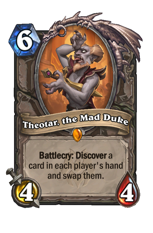 Theotar, the Mad Duke Hearthstone kártya