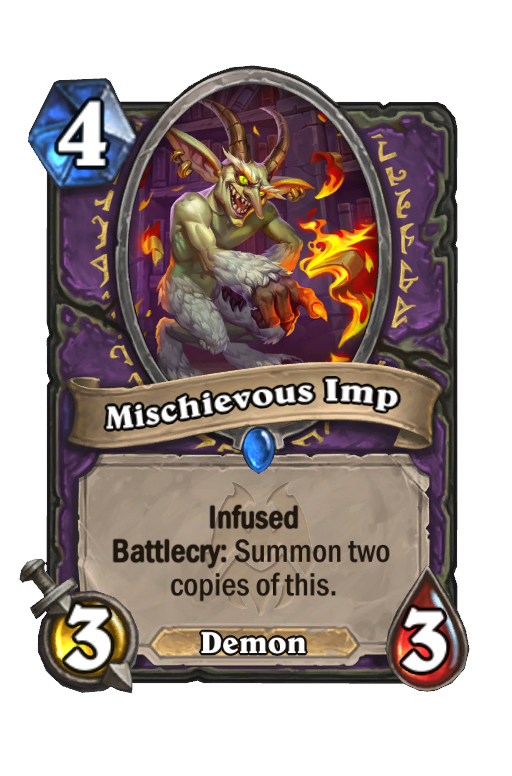 Mischievous Imp Hearthstone kártya