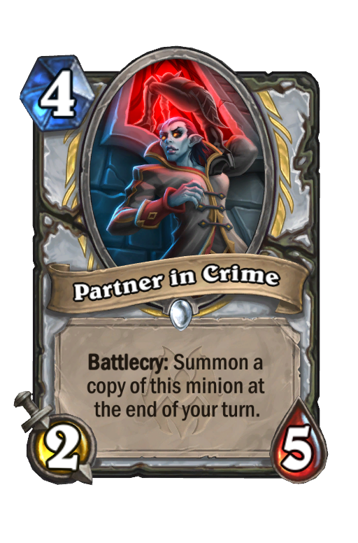 Partner in Crime Hearthstone kártya