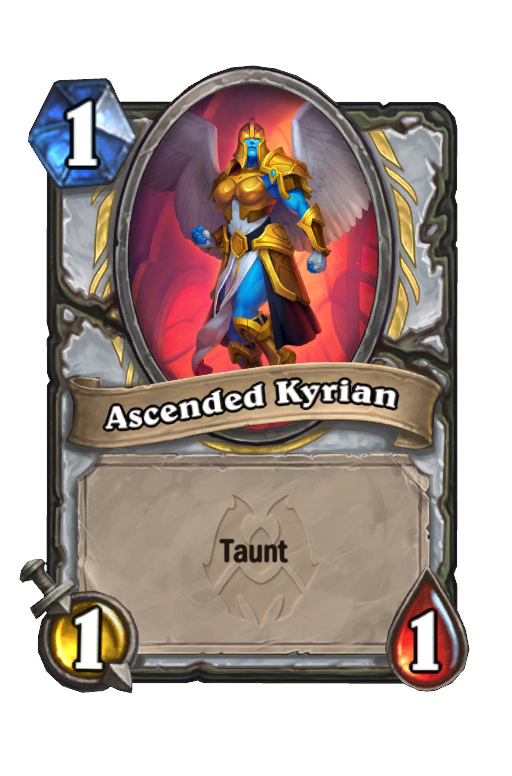 Ascended Kyrian Hearthstone kártya