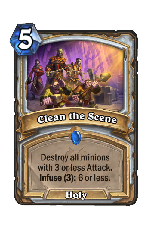 Clean the Scene Hearthstone kártya