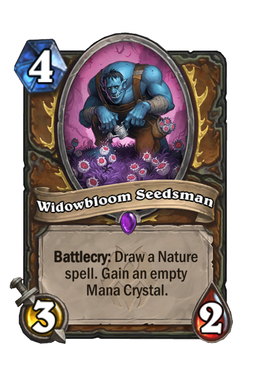 Widowbloom Seedsman Hearthstone kártya