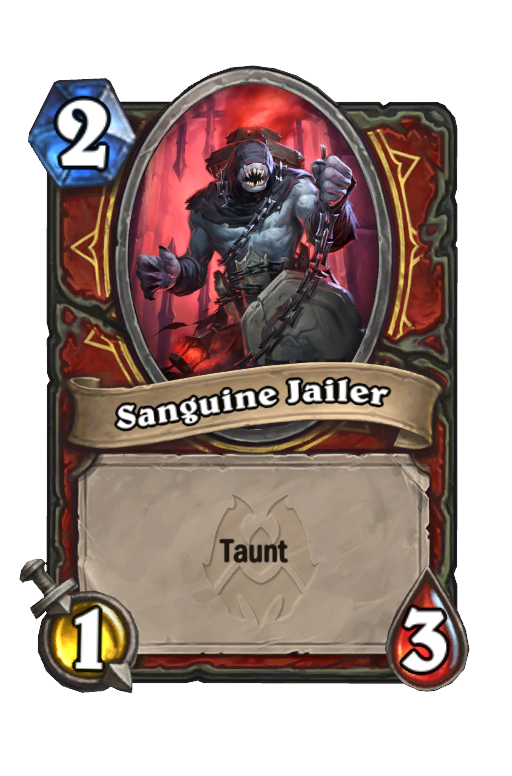 Sanguine Jailer Hearthstone kártya