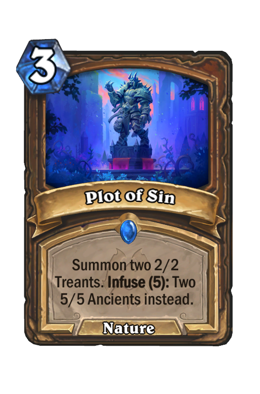 Plot of Sin Hearthstone kártya