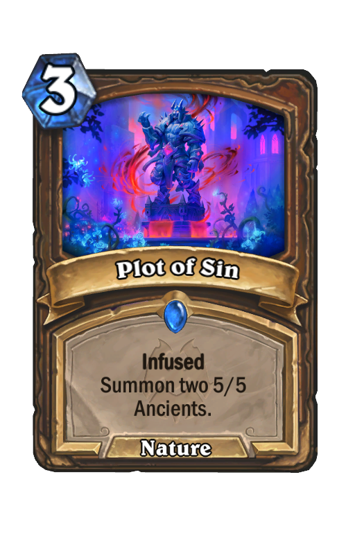 Plot of Sin Hearthstone kártya