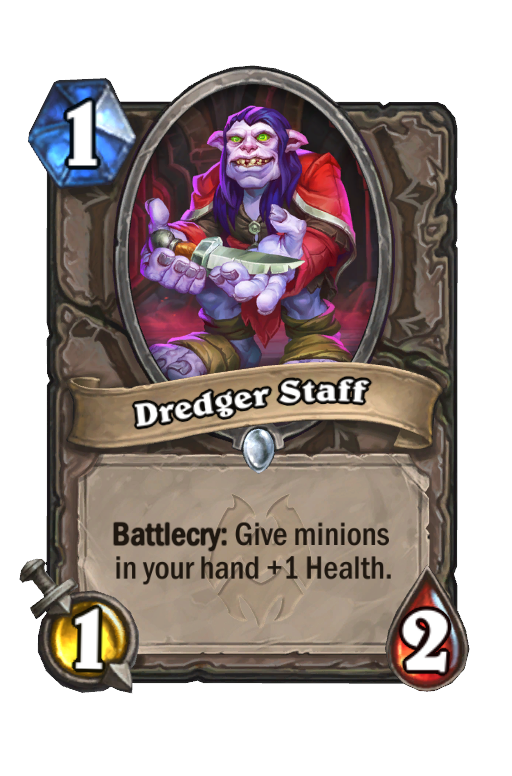 Dredger Staff Hearthstone kártya
