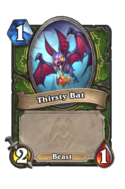 Thirsty Bat Hearthstone kártya