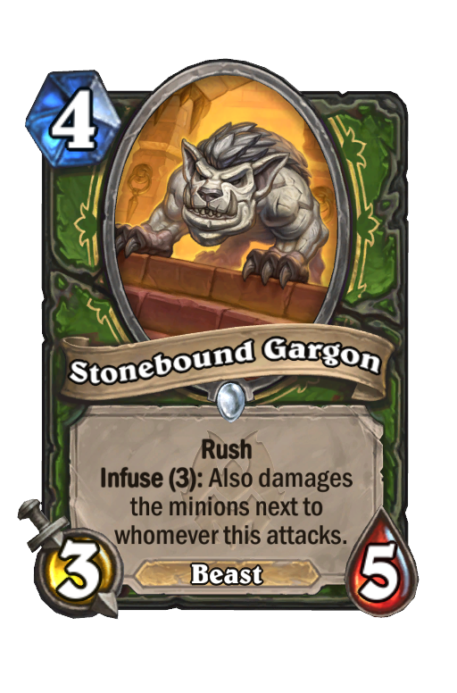 Stonebound Gargon Hearthstone kártya