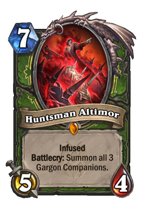 Huntsman Altimor Hearthstone kártya