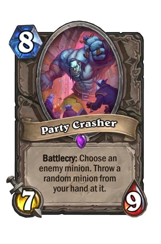 Party Crasher Hearthstone kártya
