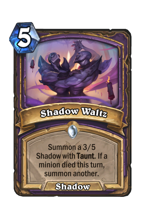Shadow Waltz Hearthstone kártya