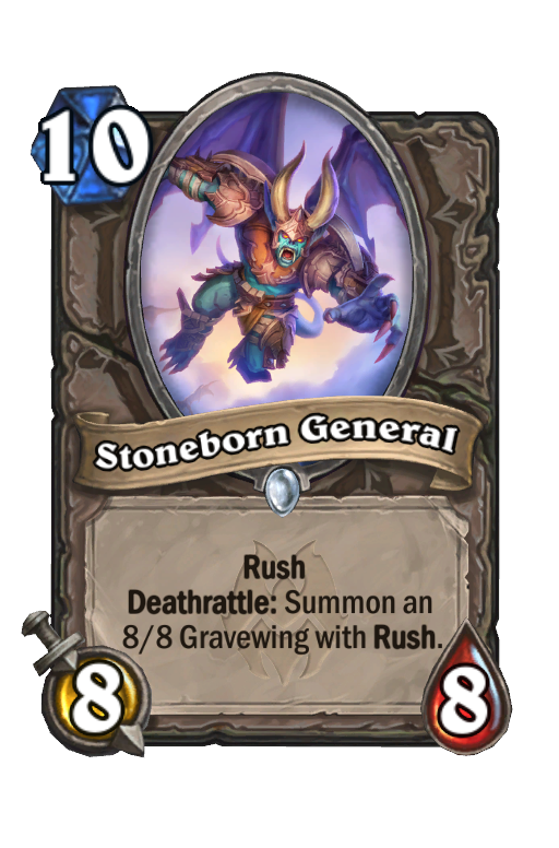 Stoneborn General Hearthstone kártya