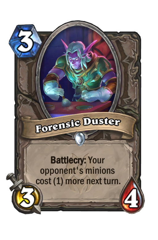 Forensic Duster Hearthstone kártya