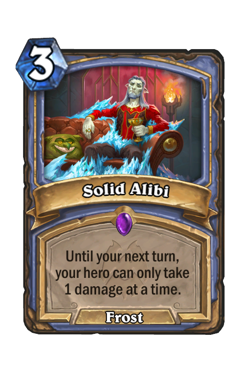 Solid Alibi Hearthstone kártya