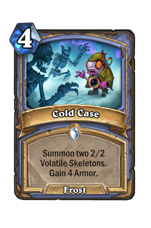 Cold Case Hearthstone kártya