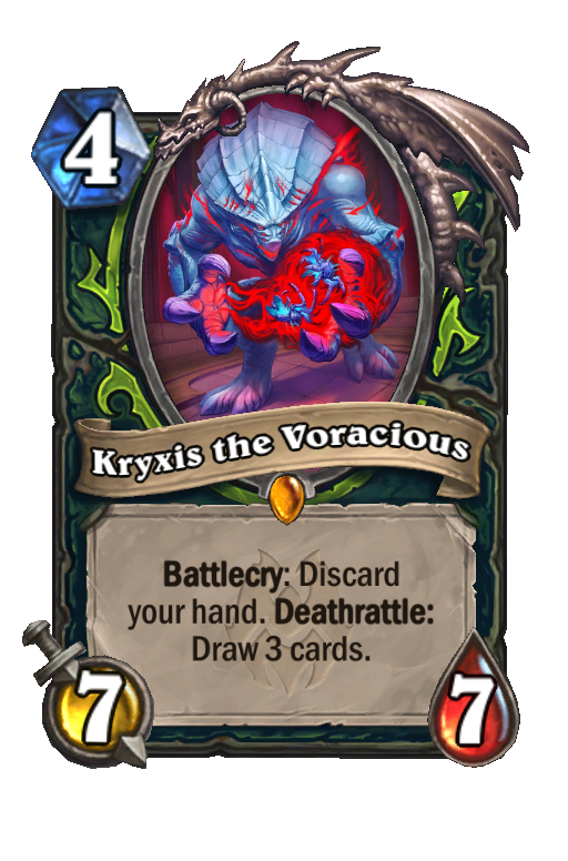 Kryxis the Voracious Hearthstone kártya