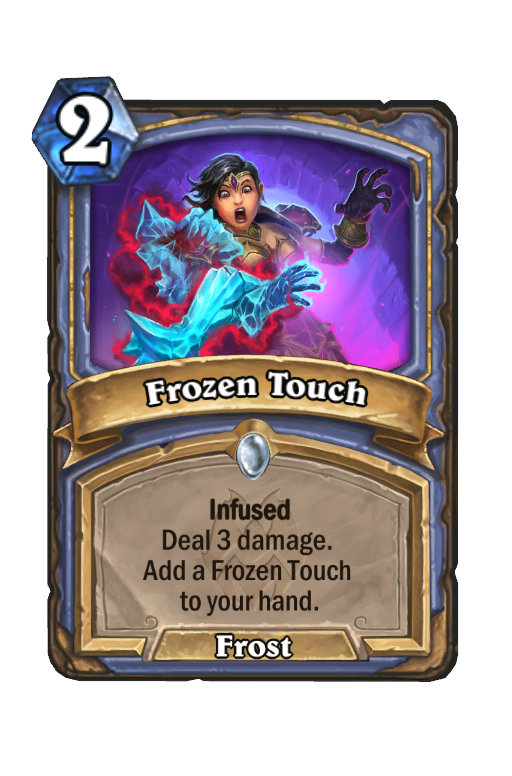 Frozen Touch Hearthstone kártya