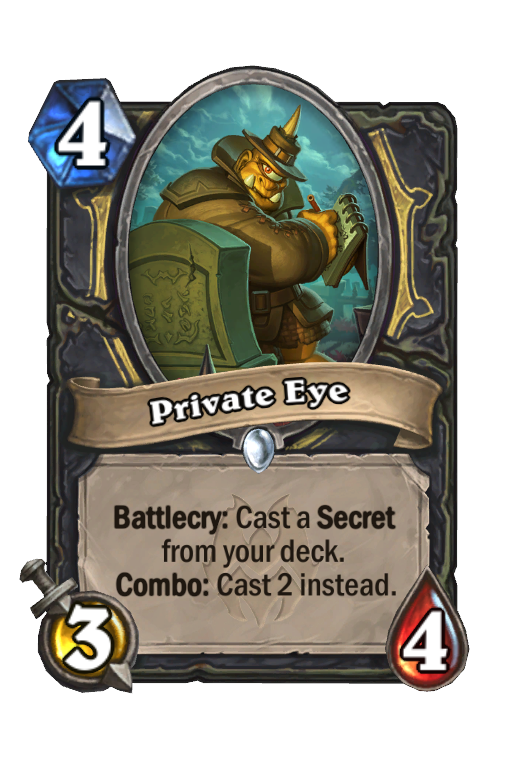 Private Eye Hearthstone kártya