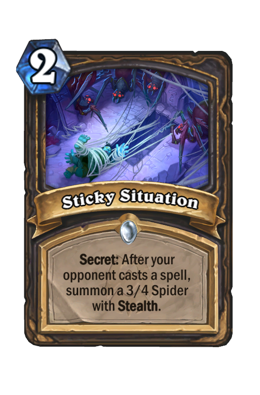 Sticky Situation Hearthstone kártya