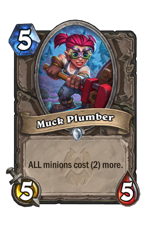 Muck Plumber Hearthstone kártya
