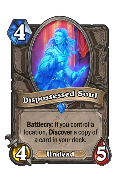 Dispossessed Soul Hearthstone kártya