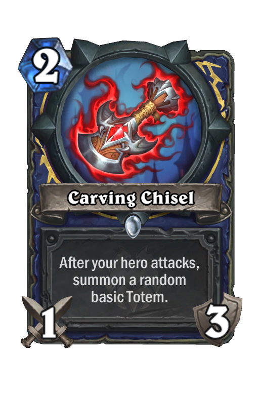 Carving Chisel Hearthstone kártya