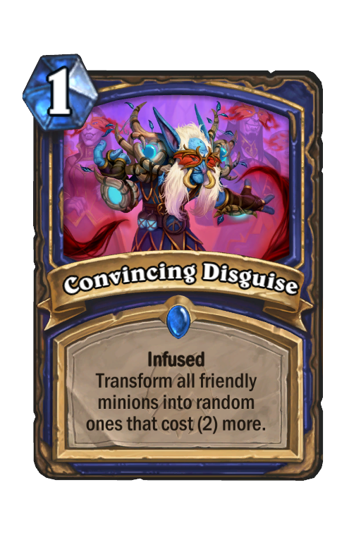 Convincing Disguise Hearthstone kártya