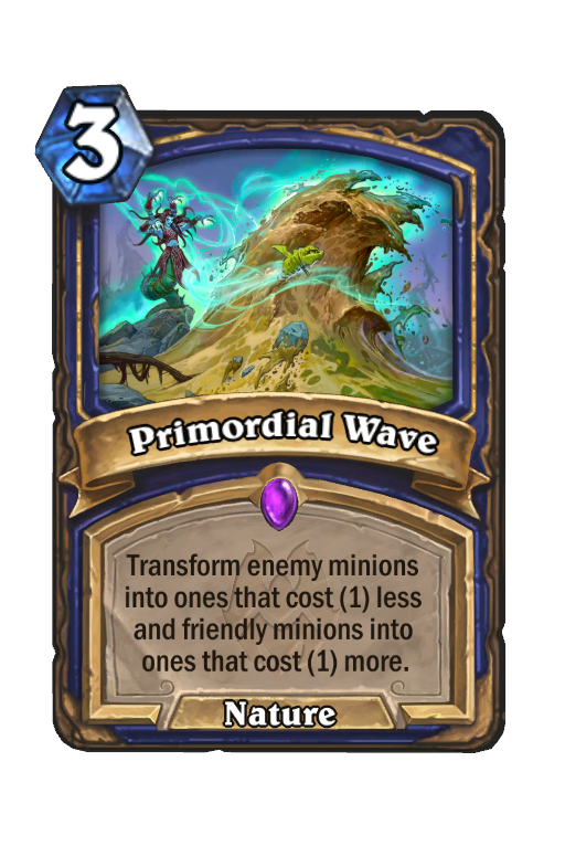 Primordial Wave Hearthstone kártya
