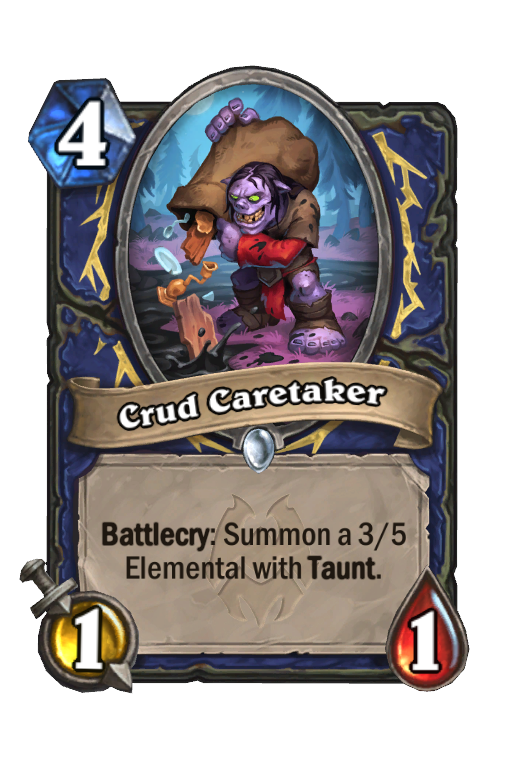 Crud Caretaker Hearthstone kártya