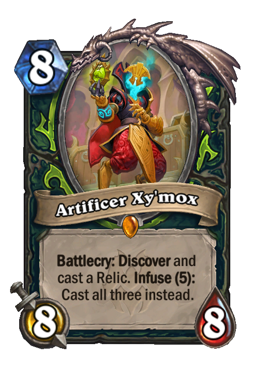 Artificer Xy'mox Hearthstone kártya