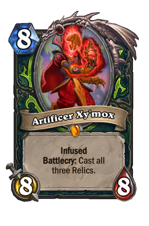 Artificer Xy'mox Hearthstone kártya
