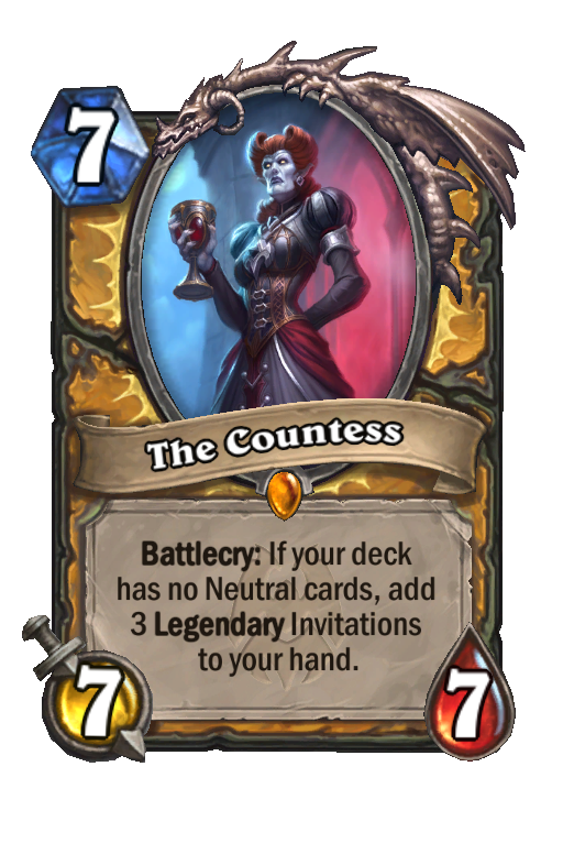 The Countess Hearthstone kártya