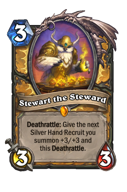 Stewart the Steward Hearthstone kártya
