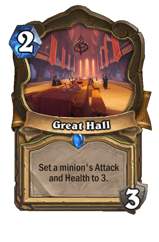Great Hall Hearthstone kártya