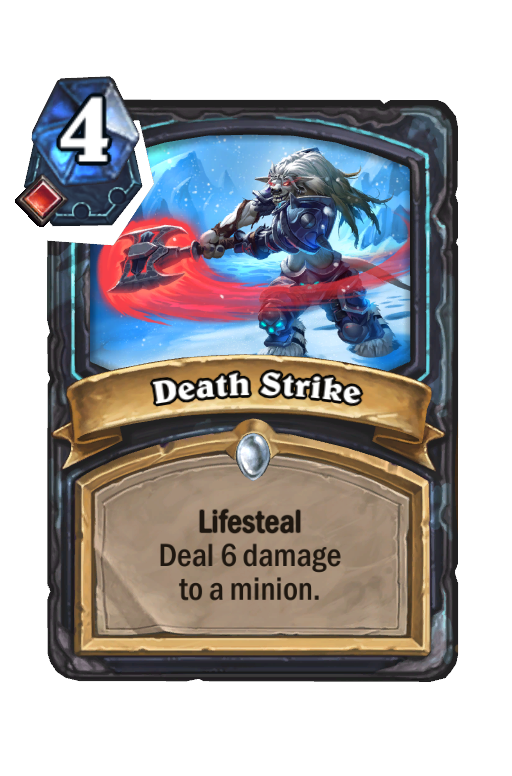 Death Strike Hearthstone kártya