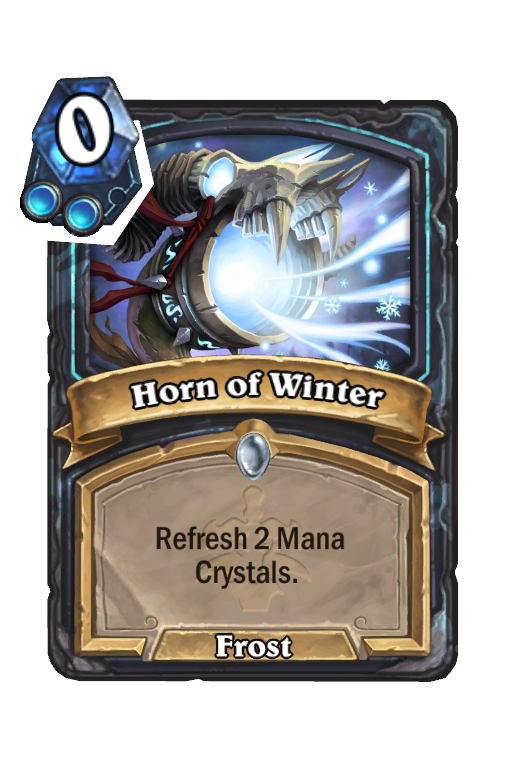 Horn of Winter Hearthstone kártya