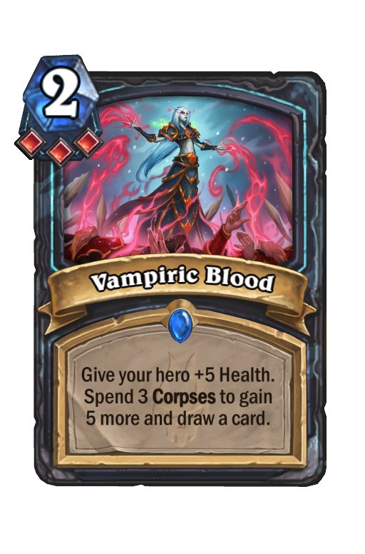 Vampiric Blood Hearthstone kártya