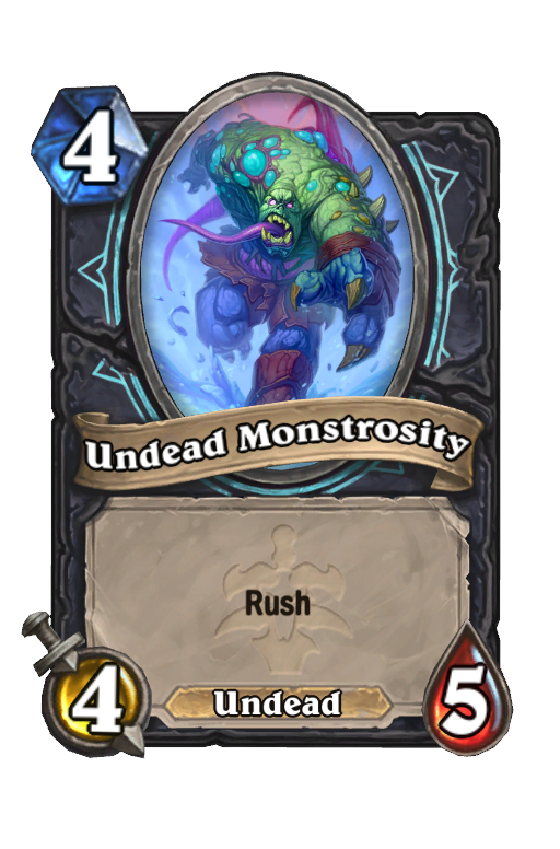 Undead Monstrosity Hearthstone kártya
