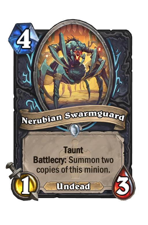 Nerubian Swarmguard Hearthstone kártya