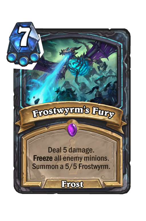 Frostwyrm's Fury Hearthstone kártya