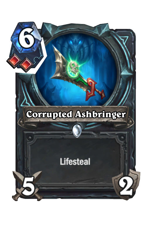 Corrupted Ashbringer Hearthstone kártya