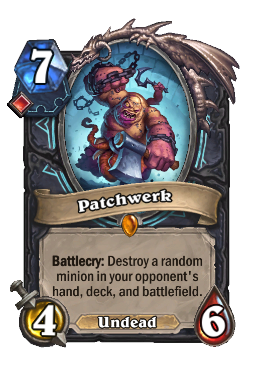 Patchwerk Hearthstone kártya
