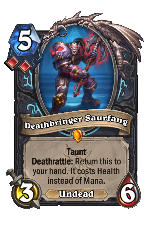 Deathbringer Saurfang Hearthstone kártya