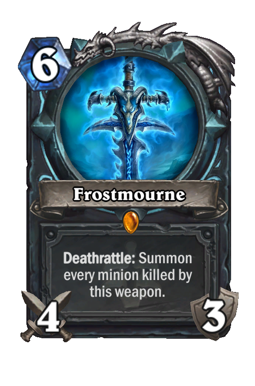 Frostmourne Hearthstone kártya