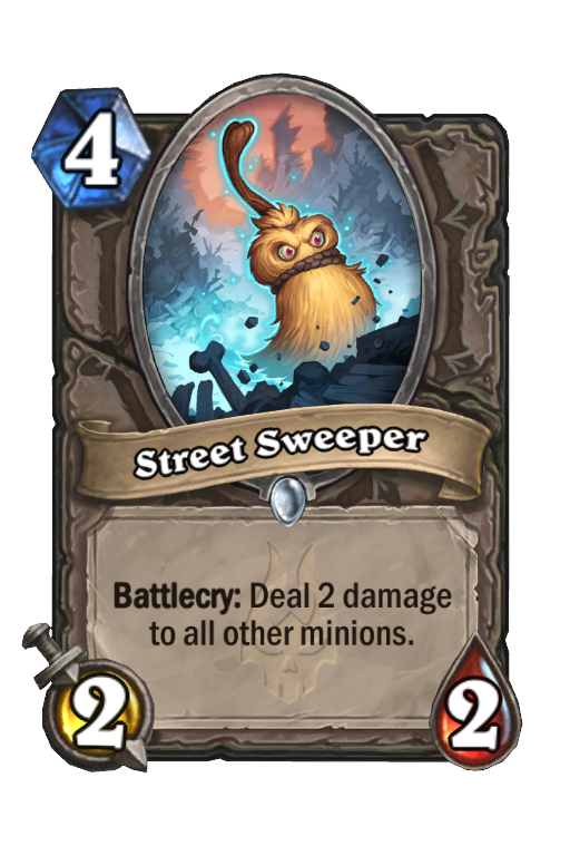 Street Sweeper Hearthstone kártya