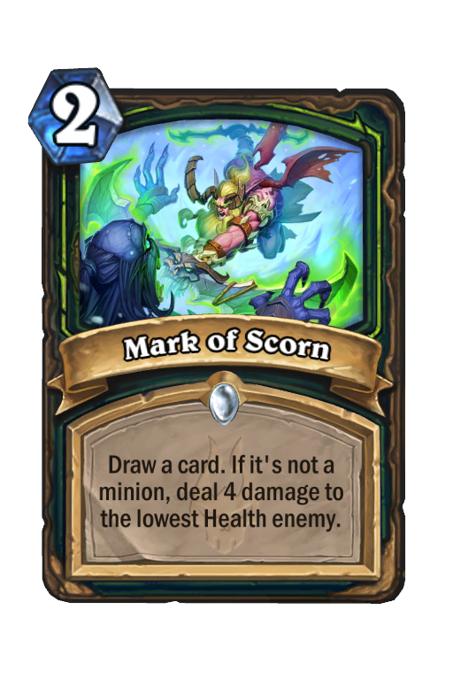 Mark of Scorn Hearthstone kártya