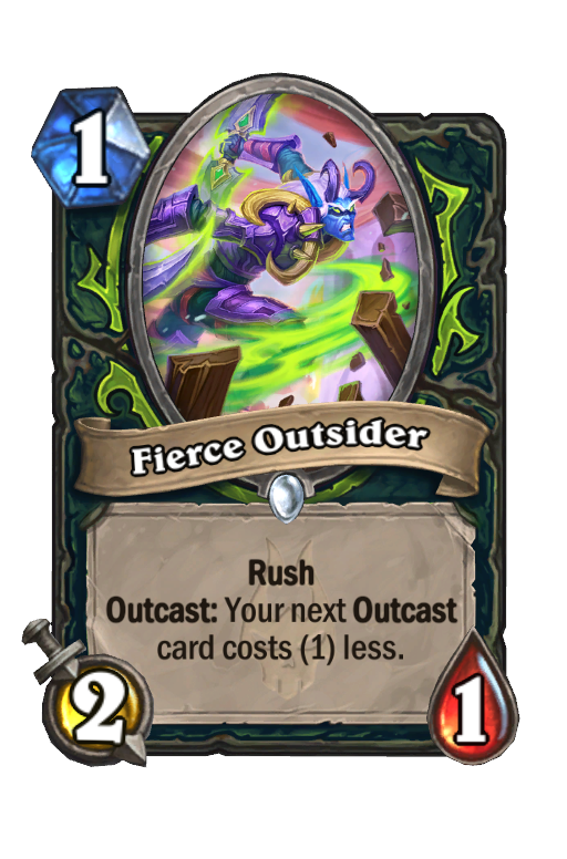 Fierce Outsider Hearthstone kártya