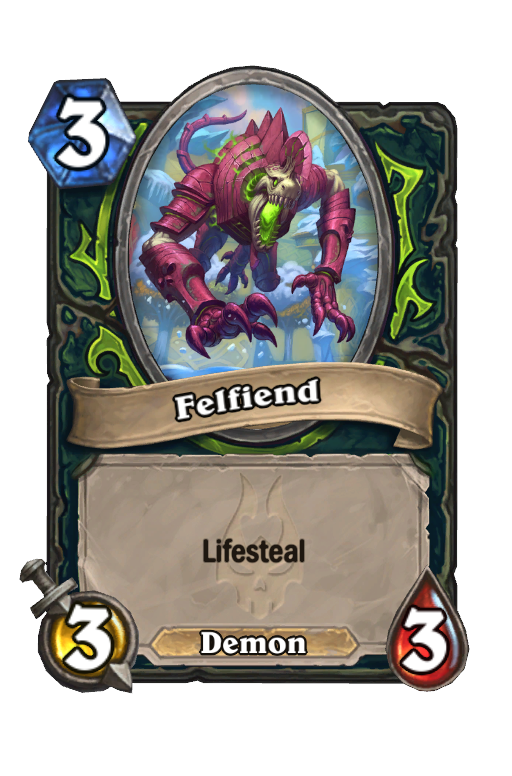 Felfiend Hearthstone kártya
