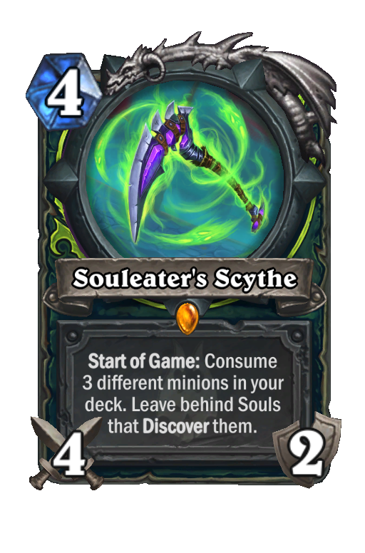 Souleater's Scythe Hearthstone kártya