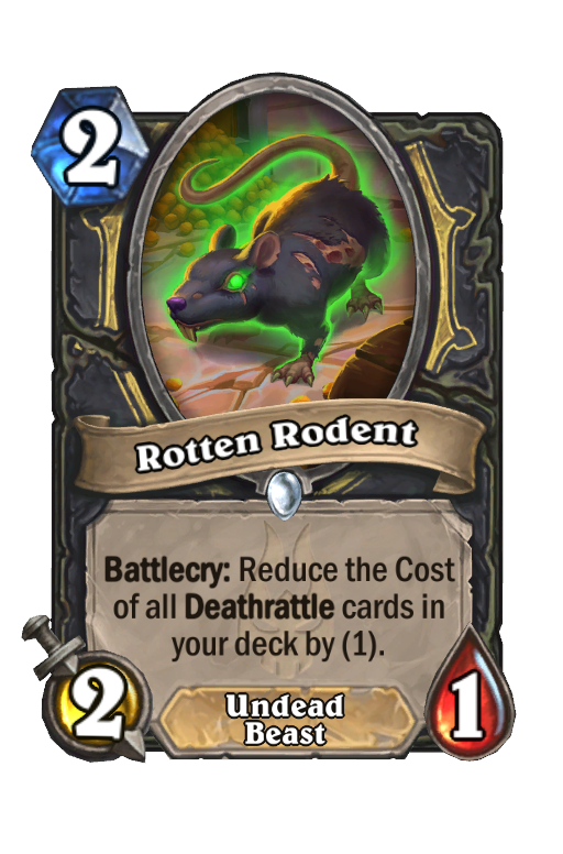 Rotten Rodent Hearthstone kártya